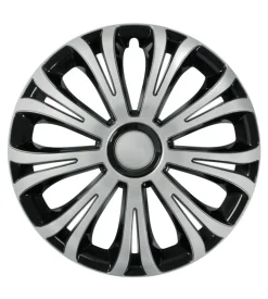 Copricerchi per auto "avera" silver & black - ø 13" pilot  31615