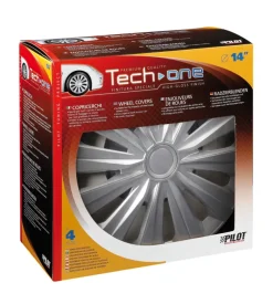 Copricerchi per auto "multi silver" - ø 14" pilot  31636