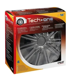 Copricerchi per auto nero dark - ø 14"  31516