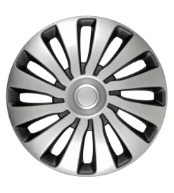 Copricerchi per auto "sepang" silver & black - ø 14" pilot  31656