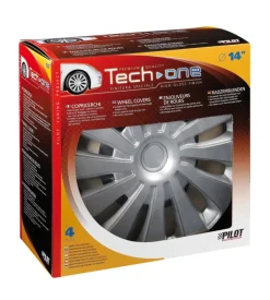 Copricerchi per auto "sepang" silver - ø 14" pilot  31651