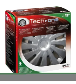 Copricerchi per auto "sepang" silver - ø 13" pilot  31650