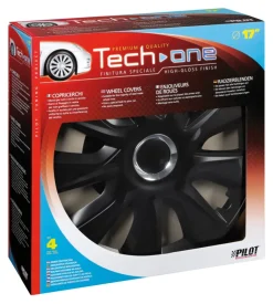 Copricerchi per auto "stratos rc black" - ø 17" pilot  31609