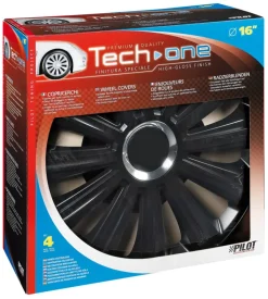 Copricerchi per auto trend black - ø 16" pilot  31583