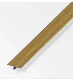 Coprigiunto 25 alluminio rovere - 1 metro.