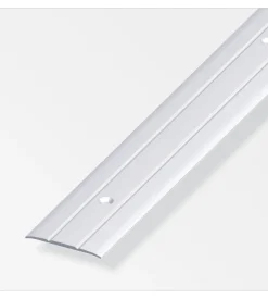 Coprisoglia 37x2.5 alluminio argento for. - 2 metri.