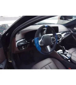 Coprivolante universale per auto sparco "sport line" in poliestere blu e nero