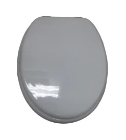 Copriwater universale "luxury" in mdf bianco 36,5x42 cm