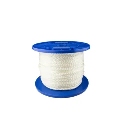 Corda in poliammide bianca ø 6 mm. bianco 120 mt.