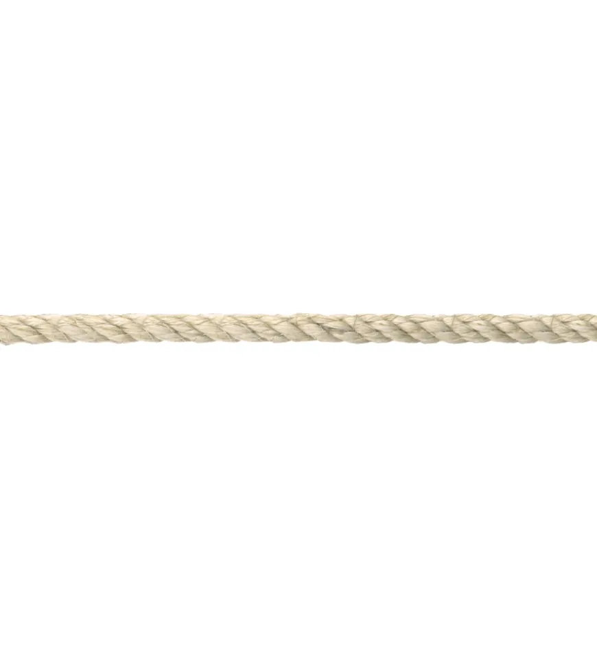 Corda in sisal ø 8 mm. naturale 100 mt.