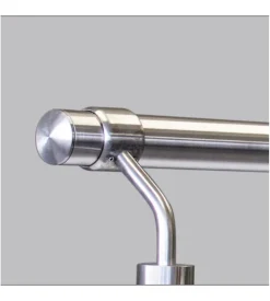 Corrimano tondo in acciaio inox da 2 metri