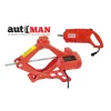 Cric elettrico di emergenza con chiave ad impulsi per cambio gomme, portata 2 tonnellate- automan
