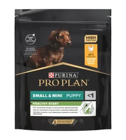 Crocchette per cani purina "pro plan" cucciolo di taglia piccola con pollo healthy start 700 gr