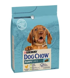 Crocchette per cani purina "dog chow" cucciolo di tutte le taglie con pollo 2,5 kg