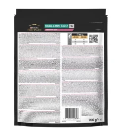 Crocchette per cani purina "pro plan" adulto di taglia piccola con salmone sensitive skin 700 gr