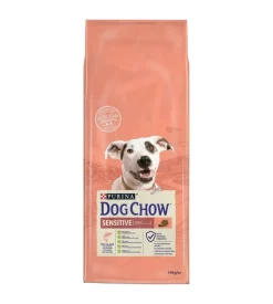 Crocchette per cani purina "dog chow" adulto di tutte le taglie con salmone 14 kg