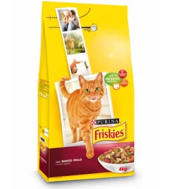 Crocchette per gatto adulto "vitality" con manzo, pollo e verdure , 4kg - purina