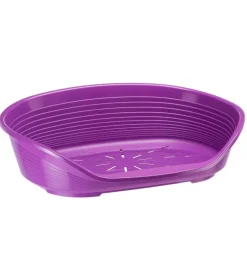 Cuccia da interno per cani e gatti "siesta deluxe 10" viola, 93,5x68x28,5 cm - ferplast