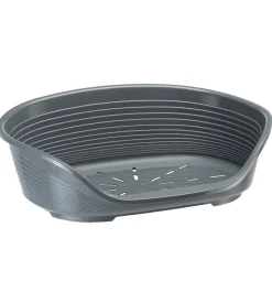 Cuccia da interno per cani e gatti "siesta deluxe 10" grigio, 93,5x68x28,5 cm - ferplast