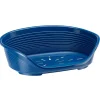 Cuccia da interno per cani e gatti "siesta deluxe 2" blu, 49x36x17,5 cm - ferplast