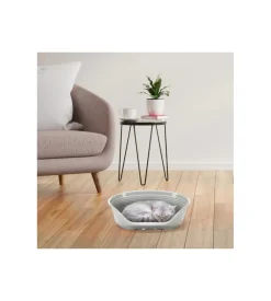 Cuccia da interno per cani e gatti "siesta deluxe 2" grigio, 49x36x17,5 cm - ferplast