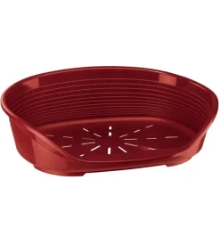 Cuccia da interno per cani e gatti "siesta deluxe 8" bordeaux - ferplast