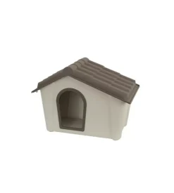 Cuccia per cani da esterno artplast "pc1t" in polipropilene tortora 57,3x39,4x41,8 cm