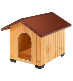 Cuccia per cani da esterno ferplast "domus extra large" in pino nordico 89,5x111,5x90 cm
