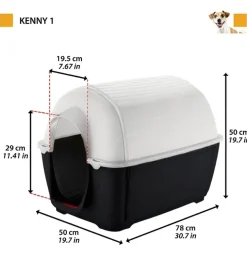 Cuccia per cani da esterno ferplast 