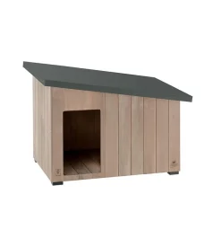 Cuccia per cani da esterno ferplast "argo 60" in pino nordico 69,5x54,5x52 cm
