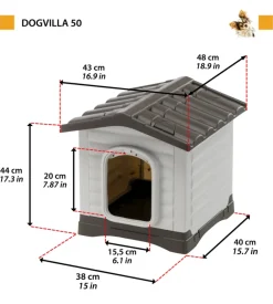 Cuccia per cani da esterno ferplast 