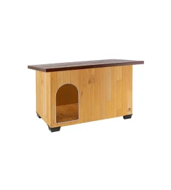 Cuccia per cani da esterno ferplast "baita 120" in pino nordico 140x85,5x87 cm
