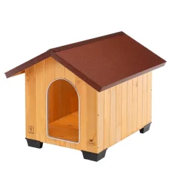 Cuccia per cani da esterno ferplast "domus large" in pino nordico 81x101x78 cm