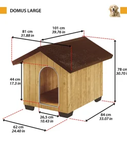 Cuccia per cani da esterno ferplast 