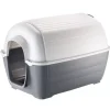 Cuccia per cani da esterno ferplast "kenny 03" in resina grigio 60x89x60 cm