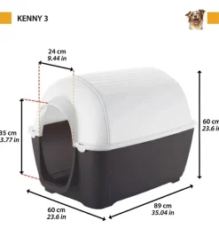 Cuccia per cani da esterno ferplast 