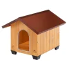 Cuccia per cani da esterno ferplast "domus medium" in pino nordico 70x82x67 cm