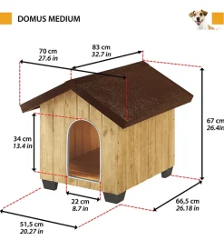 Cuccia per cani da esterno ferplast 