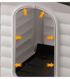 Cuccia per cani da esterno ferplast