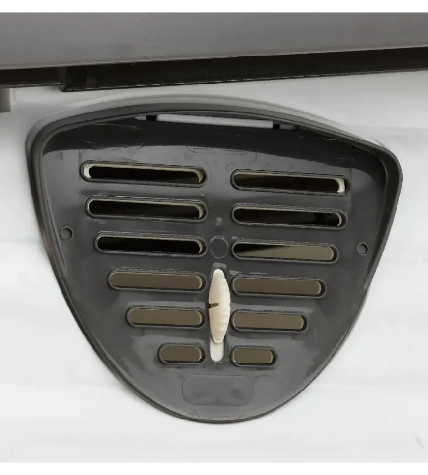 Cuccia per cani da esterno ferplast "dogvilla 110" con parete ribaltabile in resina grigio 111x84x79 cm