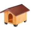 Cuccia per cani da esterno ferplast "domus small" in pino nordico 60,5x73,5x54,4 cm