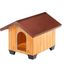 Cuccia per cani da esterno ferplast "domus small" in pino nordico 60,5x73,5x54,4 cm