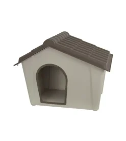 Cuccia per cani da esterno artplast "pc2t" in polipropilene tortora 79x59,2x60,8 cm