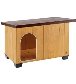 Cuccia per cani da esterno ferplast "baita 80" in pino nordico 95,5x65x65,5 cm