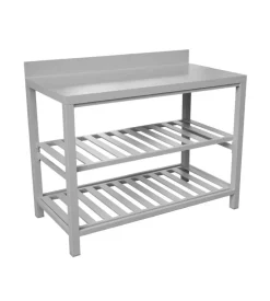 Cucina da esterno modulare solaria "modulo 5" in alluminio grigio chiaro 120x60x90 cm