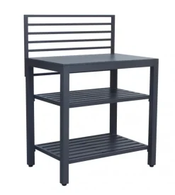 Cucina da esterno modulare elica garden "oklahoma 1" in alluminio antracite 90x62x125 cm