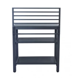 Cucina da esterno modulare elica garden "oklahoma 1" in alluminio antracite 90x62x125 cm