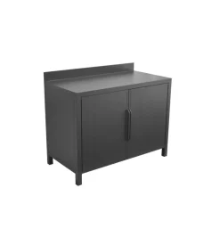 Cucina da esterno modulare solaria "modulo 4" in alluminio antracite 120x60x90 cm