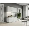 Cucina "woody" bianca elettrodomestici inclusi, 160x60x211 cm