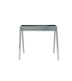 Cuocispiedini lisa "milano 80" in acciaio inox 78,5x32,5x79,5 cm